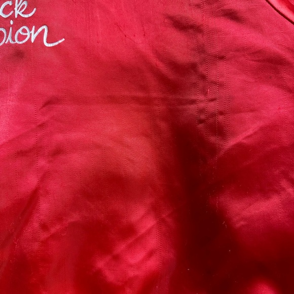 Vintage 1970s Brewerton Speedway Racing Satin Jacket Large - Picture 12 of 12